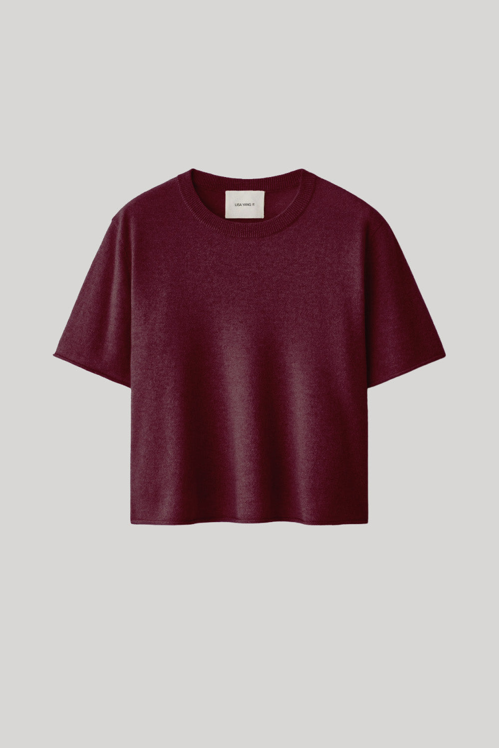 Plum knit t shirt