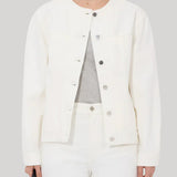 Loulou De Saison | Rima Denim Jacket in Ivory