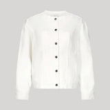 Loulou De Saison | Rima Denim Jacket in Ivory