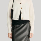 Loulou De Saison | Heike Cashmere Cardigan in Ivory