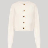 Loulou De Saison | Heike Cashmere Cardigan in Ivory