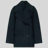 Loulou De Saison | Neil Double Breasted Jacket in Navy Melange