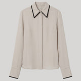 Maria McManus | Covered Placket Slim Shirt