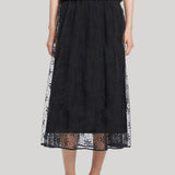 Maria McManus | Circle Skirt in Black Lace