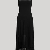 Maria McManus | Halter Pleat Dress in Black