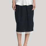 Maria McManus | Lace Tulip Skirt in Black