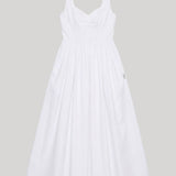 Matteau | Bralette Midi Dress in White
