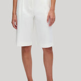 Matteau | Long Chino Short in Chalk