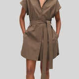 Matteau | Mini Shirt Dress in Birch