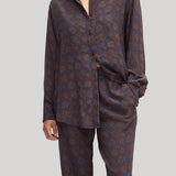 Matteau | Long Sleeve Silk Shirt in Marrakesh