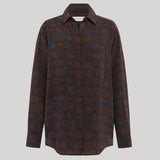 Matteau | Long Sleeve Silk Shirt in Marrakesh