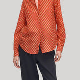 Matteau | Classic Shirt in Tomato Polka Dot
