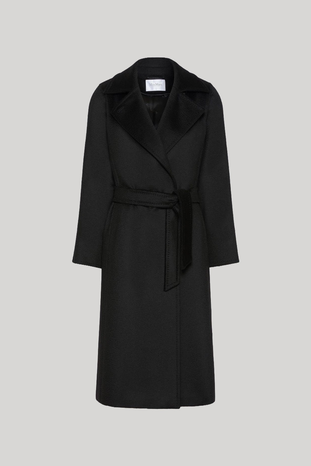 Black wrap coat
