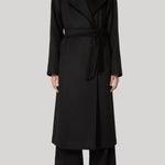 Black wrap coat