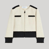 Max Mara | Cotton and Linen Basketweave Jacket