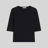 Max Mara | Viscose Crêpe Crew-Neck Jumper in Ultramarine