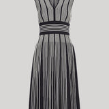 Max Mara | Sleeveless Viscose Yarn Dress in Ultramarine