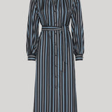 Max Mara | Silk Striped Shirt Dress