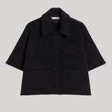 Max Mara | Lightweight Cashmere Cape in Ultramarine