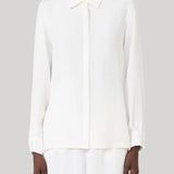 Max Mara | Silk Button Down in White