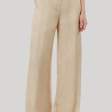 Max Mara | Silk Organza Trousers in Sand