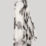 Max Mara | Printed Chiffon One-Shoulder Dress