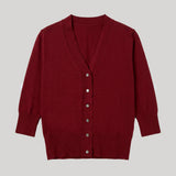 M.J. Watson | Fine Cashmere Cardigan in Jam