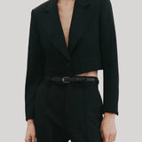 Nili Lotan | Belino Cropped Wool Jacket