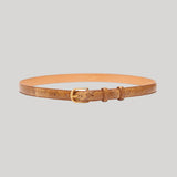 Nili Lotan | Jane Belt in Camel Snakeskin with Antique Gold