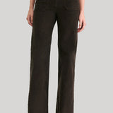 Nili Lotan | Florence Corduroy Pant in Chocolate Brown