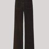 Nili Lotan | Florence Corduroy Pant in Chocolate Brown