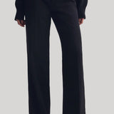 Nili Lotan | Bethany Wool Pant in Black