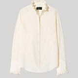 White silk blouse