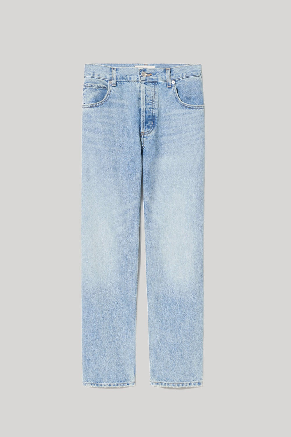 Light wash denim jeans