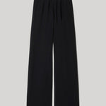 Black trouser with elastic waistband