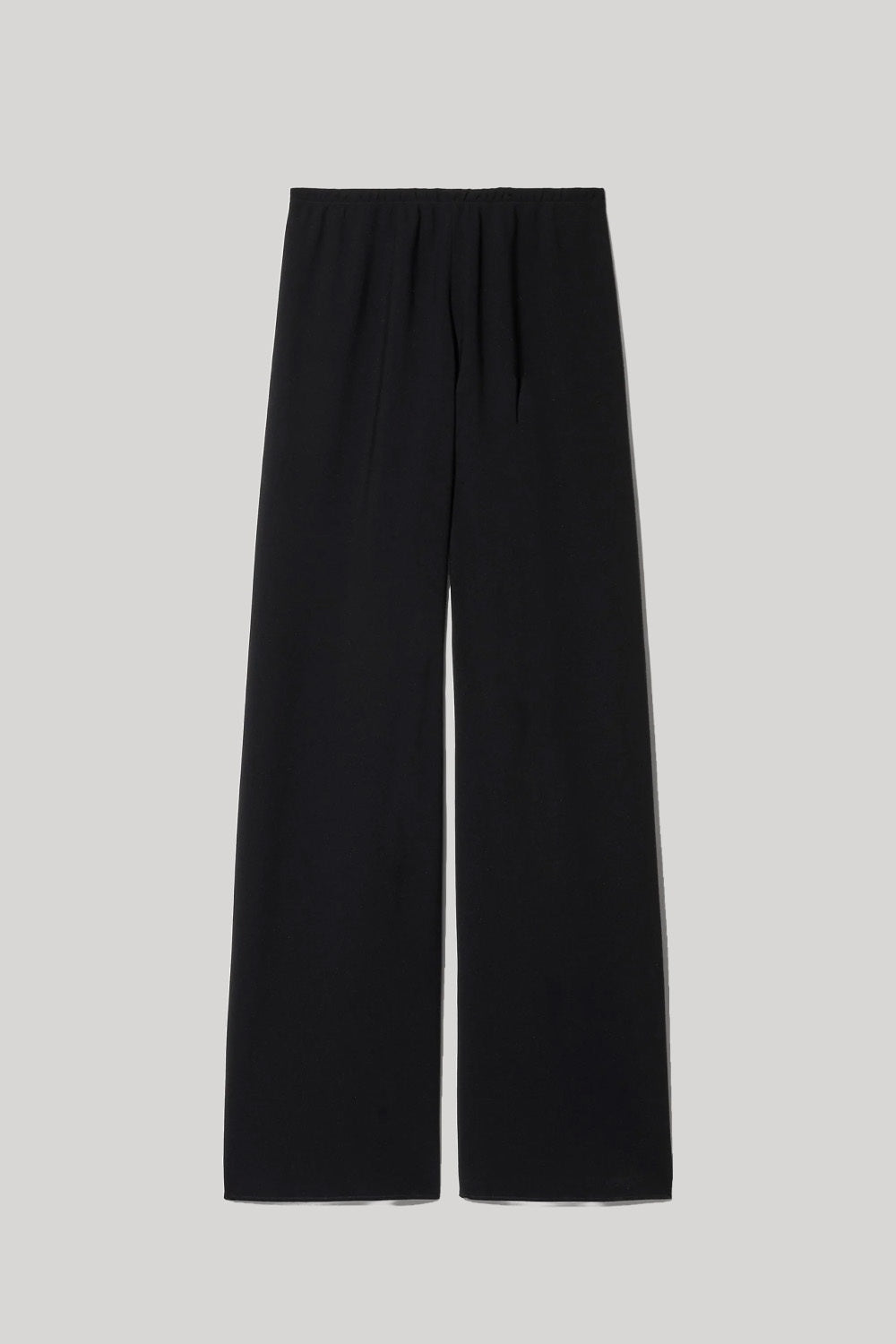 Black trouser with elastic waistband