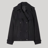 Nili Lotan | Amaury Short Coat in Black