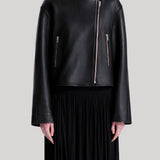 Nour Hammour | Varda Leather Biker Jacket