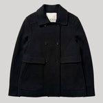 Black double breasted jacket