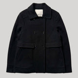 Black double breasted jacket