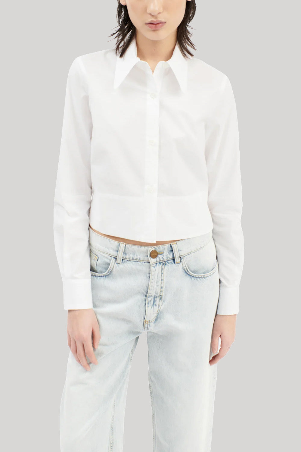 White collared shirt