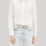 White collared shirt