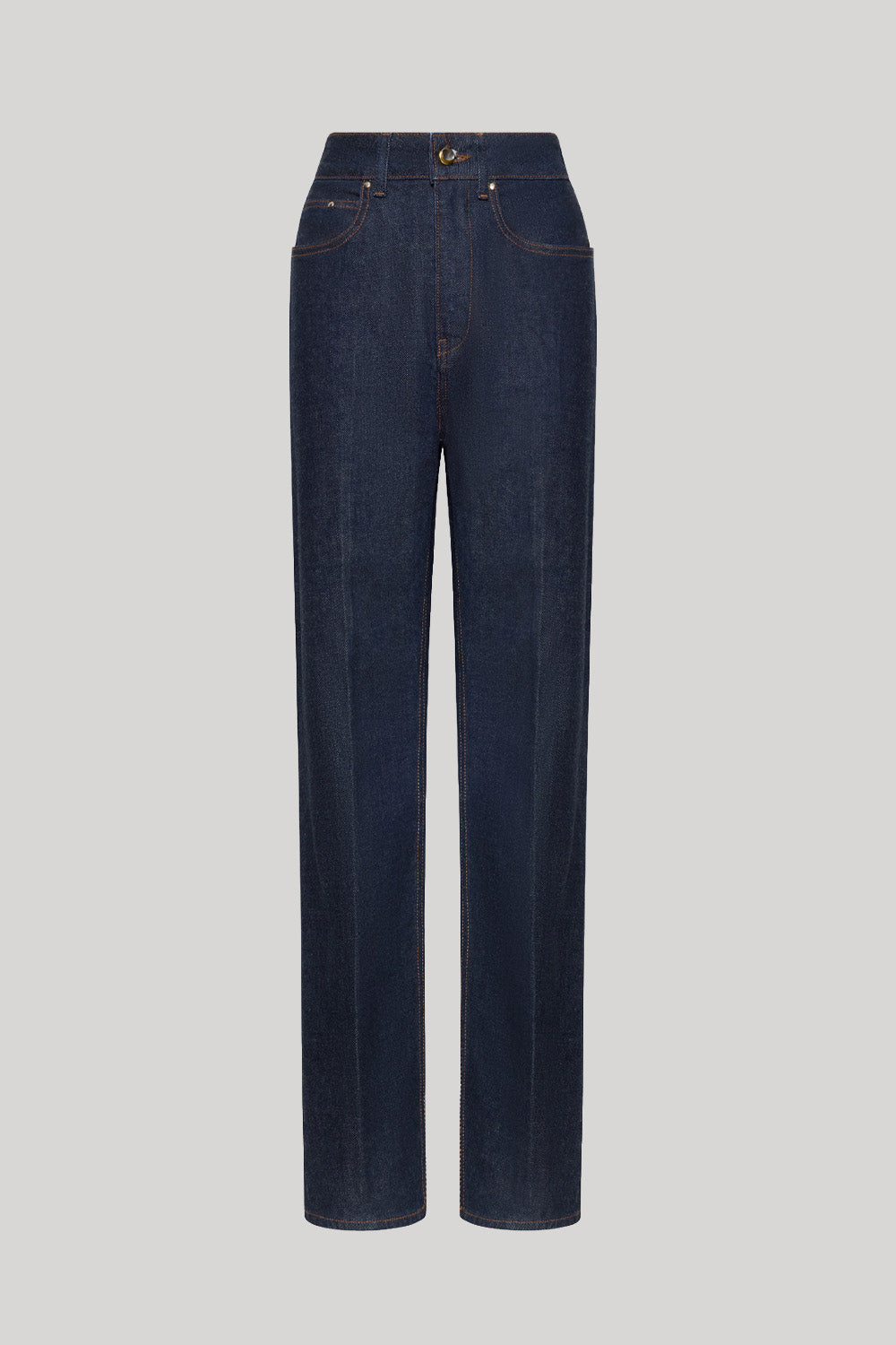Dark wash blue jeans