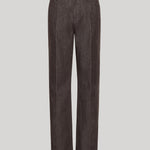 Brown wide leg jeans