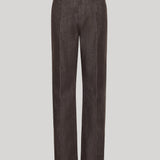 Brown wide leg jeans