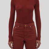 Gabriela Hearst | Peppe Turtleneck in Burnt Sienna