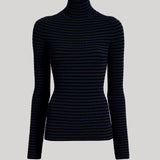 Proenza Schouler | Didi Top in Navy/Black Stripe