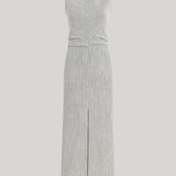 Proenza Schouler | Selene Dress in Plaster/Black Static Suiting