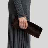 Proenza Schouler | Silo Bag in Chocolate Shearling