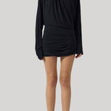 Kallmeyer | Rickie Ruched Mini Dress in Matte Jersey